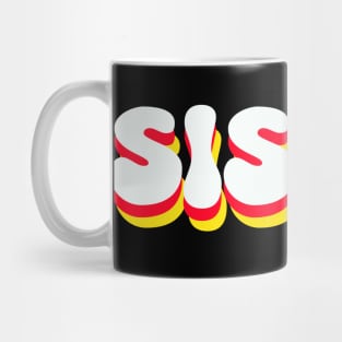 Cool cute retro sister Mug